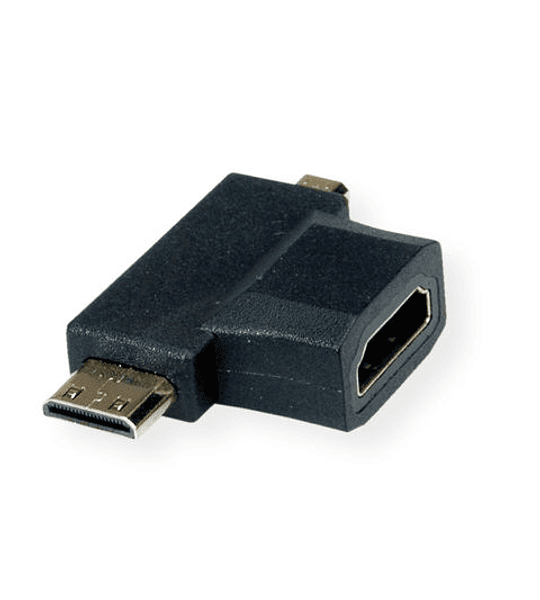 VALUE HDMI T - Adapter, HDMI - HDMI Mini + HDMI Micro