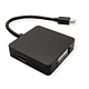 VALUE Adaptador Mini DP - HDMI/DP/DVI, M/F