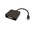 VALUE Adaptador Mini DP - HDMI/DP/DVI, M/F