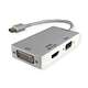 VALUE Adaptador MiniDP - HDMI / DVI / VGA, v1.2, 4K