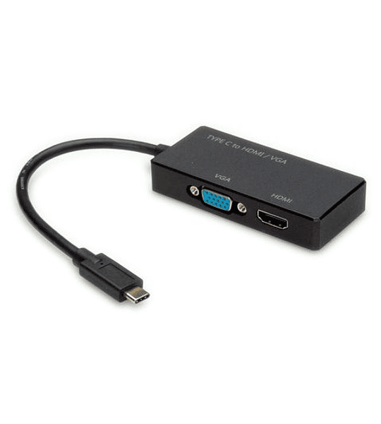 VALUE Adaptador USB3.2 Gen2 C - HDMI/VGA