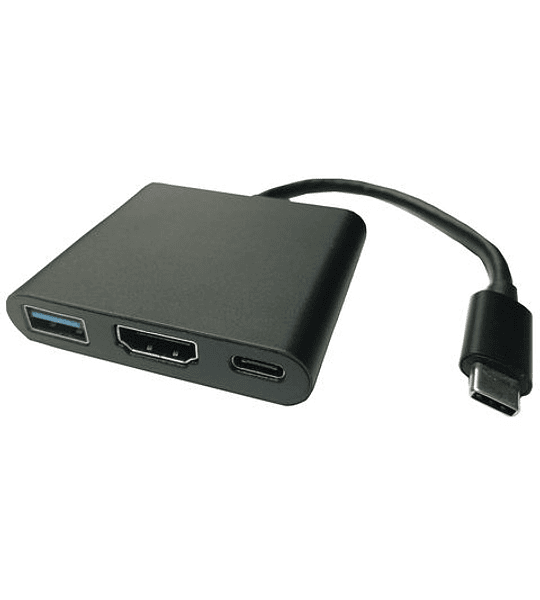 VALUE Adaptador USB3.2 Gen2 C - HDMI, M/F, 1x USB3.2 Gen1 A F, 1x PD (Power Delivery)