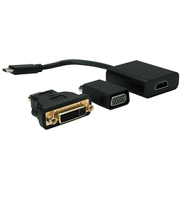 VALUE Combo Adapter C - HDMI/DVI/VGA, M/M