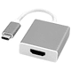 ROLINE Adaptador USB3.2 Gen2 C - HDMI, M/F, Alu