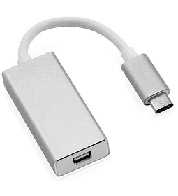 ROLINE Adaptador USB3.2 Gen2 C - MiniDP, M/F, Alu