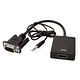 VALUE Adaptador, VGA + Audio - HDMI
