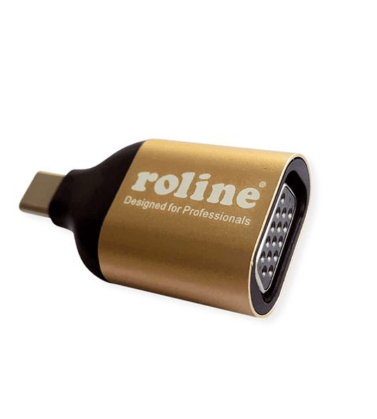 ROLINE GOLD USBType C - VGA Adapter, M/F, Full HD