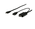 ROLINE Type C - HDMI + USBC Female (PD) Cabo