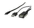ROLINE Type C - HDMI + USBA Cabo