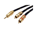 ROLINE GOLD Audio Connection Cabo 3.5mm Stereo - 2 x Cinch (RCA)