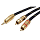 ROLINE GOLD Audio Connection Cabo 3.5mm Stereo - 2 x Cinch (RCA)