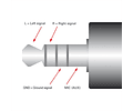 ROLINE Adapter, 1x 3.5mm/4 M para 2x jack F