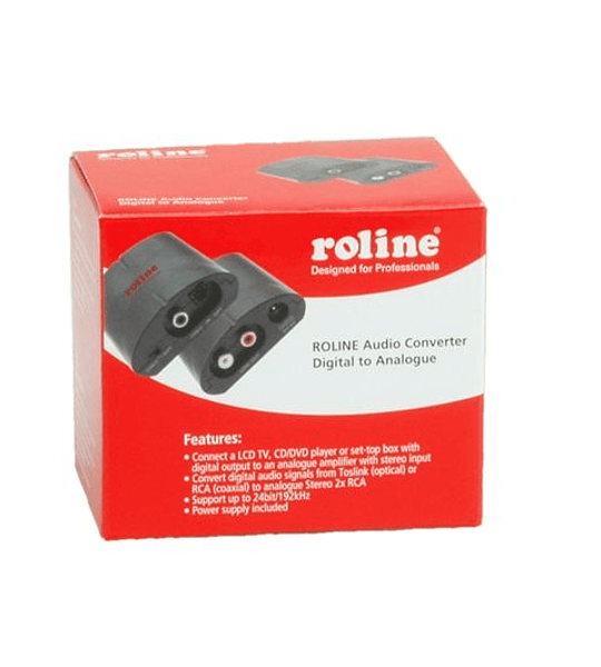 ROLINE Audio Adaptador Digital para Analogue