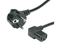 VALUE Power Cabo, angled IEC Connector