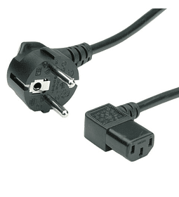 VALUE Power Cabo, angled IEC Connector