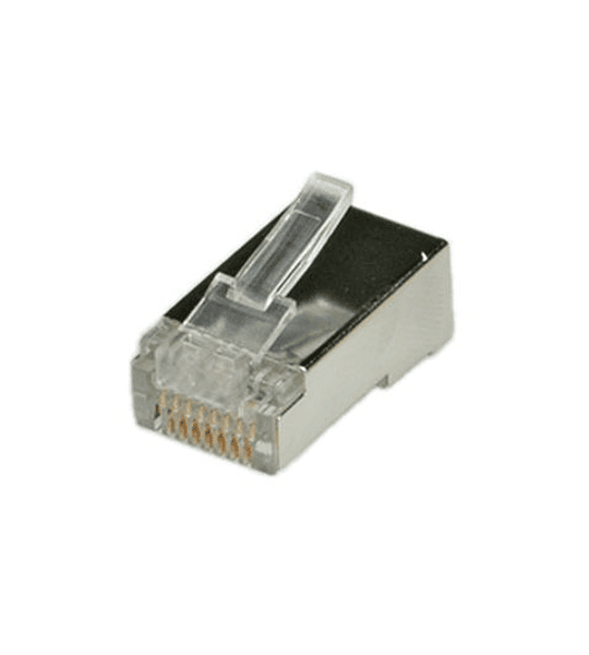 ROLINE Cat.5e/Class D Modular Plug, 8p8c, STP, for Stranded Wire, 10 pcs.