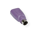 VALUE PS/2 para USBAdapter, Keyboard, purple