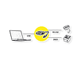 ROLINE Converter Cable USBto RS232 + DB25