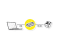 ROLINE USB2.0 para RS422/485 Adapter, with Isolation, for DIN Rail