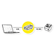 ROLINE USB2.0 para RS422/485 Adapter, with Isolation, for DIN Rail