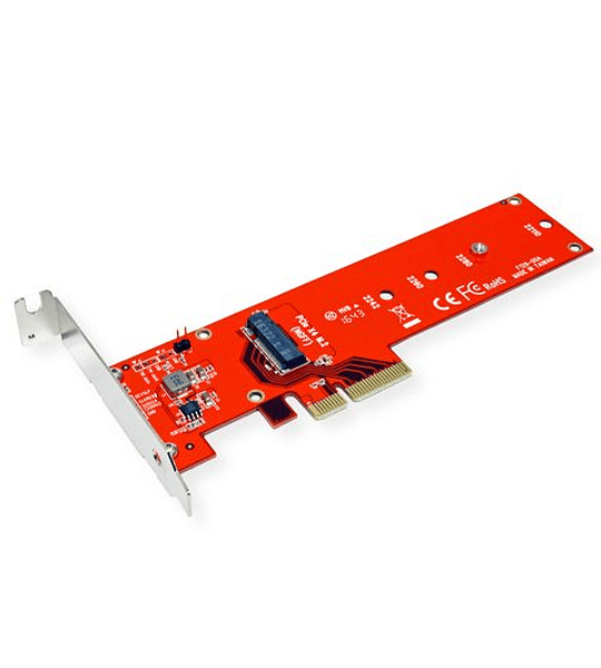 ROLINE PCIe 3.0 x4 3.3V5A Host Adapter for PCIe - NVMe M.2 110mm SSD