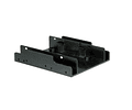 HDD Mounting Adapter Type 3.5 for 2x Type 2.5 HDDs, black