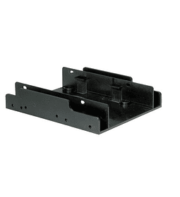 HDD Mounting Adapter Type 3.5 for 2x Type 2.5 HDDs, black