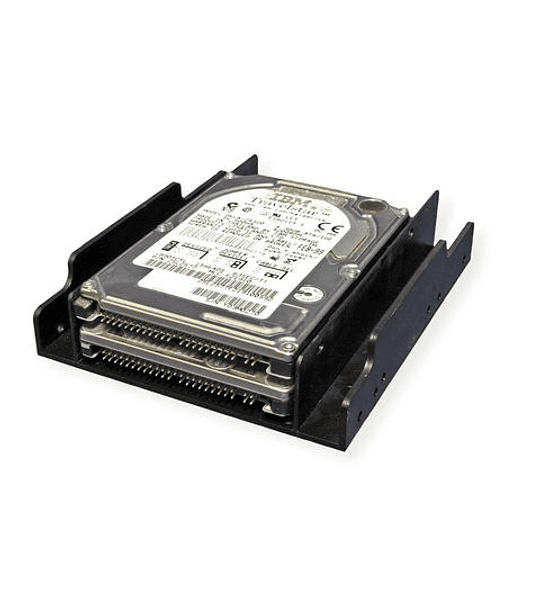 HDD Mounting Adapter Type 3.5 for 2x Type 2.5 HDDs, black