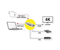 ROLINE GOLD USB3.2 Gen1 Type C Dock, HDMI, 2xUSB, 1xC