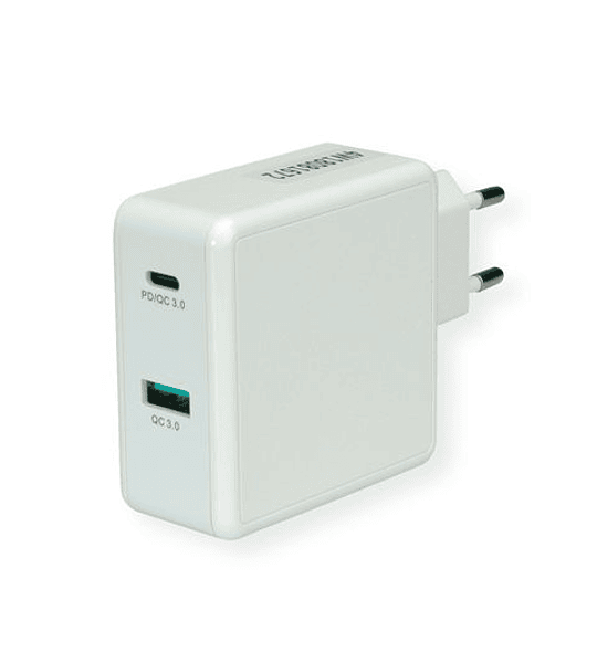 ROLINE Power Wall Charger, 2x USB, 1x QC3.0 + 1x C (PD), 49.5W