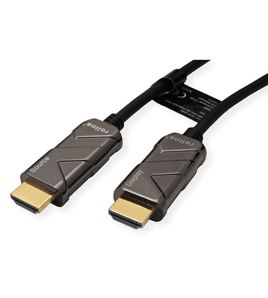 ROLINE Ultra HD HDMI AOC Fiber Cabo 8K60Hz