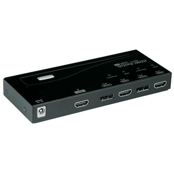 ROLINE HDMI/DisplayPort Switch, 4-way