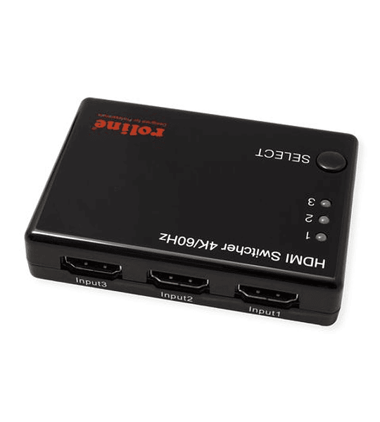 ROLINE 4K HDMI Switch, 3-way