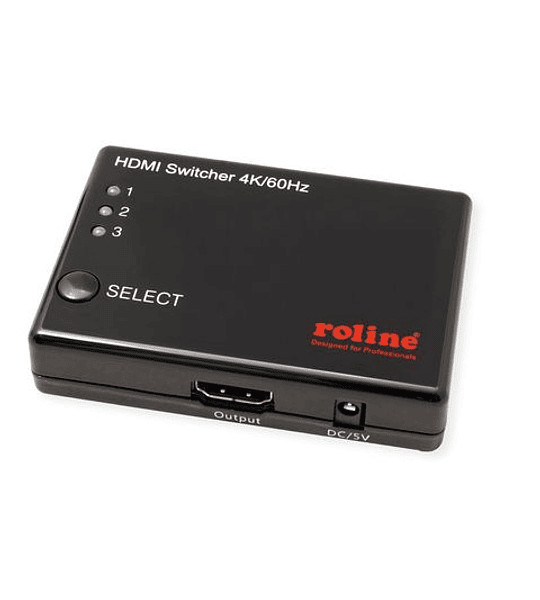 ROLINE 4K HDMI Switch, 3-way