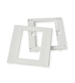 VALUE A/V Faceplate, 86x86mm, white