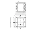 VALUE A/V Faceplate, 86x86mm, white