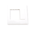 VALUE A/V Faceplate, 86x86mm, white