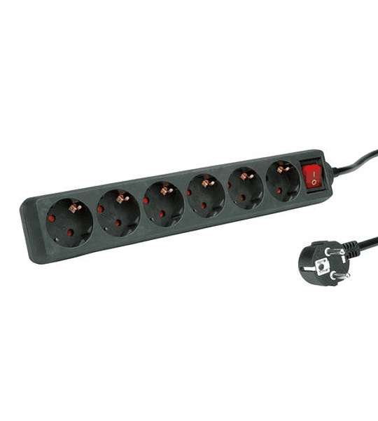 ROLINE Power Strip, 6x, with Switch