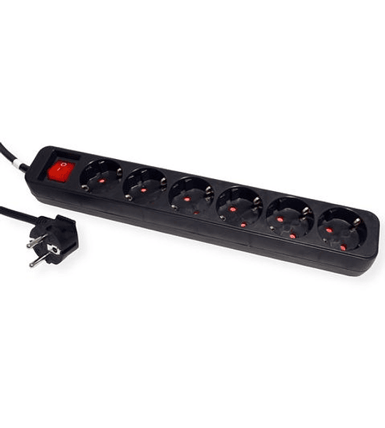 ROLINE Power Strip, 6x, with Switch