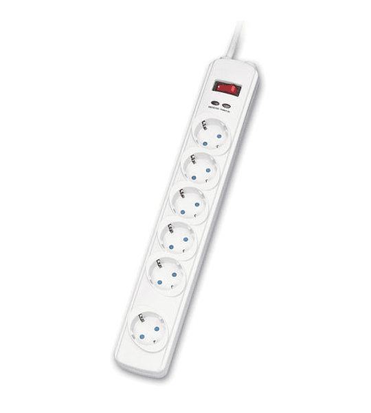 ROLINE Power Strip, 6x, Surge Protection