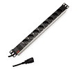 ROLINE 19" PDU for Cabinets, 2300W, 8x IEC320 C14 M