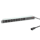 ROLINE 19" PDU for Cabinets, 8x IEC320 C13 - C14 M, 10A fused