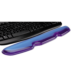 Silicon Wrist Pad for Keyboard, transparent blue