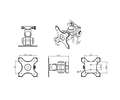 VALUE Monitor Wall Mount Kit, 2 Joints