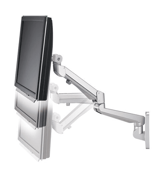 ROLINE Monitor Stand Pneumatic, Wall Mount, Pivot, 2 Joints