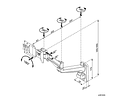 ROLINE Monitor Stand Pneumatic, Wall Mount, Pivot, 2 Joints