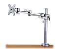 VALUE Single Monitor Arm, 4 Joints, Desk Clamp