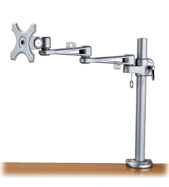 VALUE Single Monitor Arm, 4 Joints, Desk Clamp