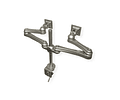 ROLINE Dual Monitor Arm, Desk Clamp, 4 Joints