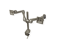 ROLINE Dual Monitor Arm, Desk Clamp, 4 Joints